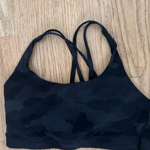 Lululemon black camo energy bra